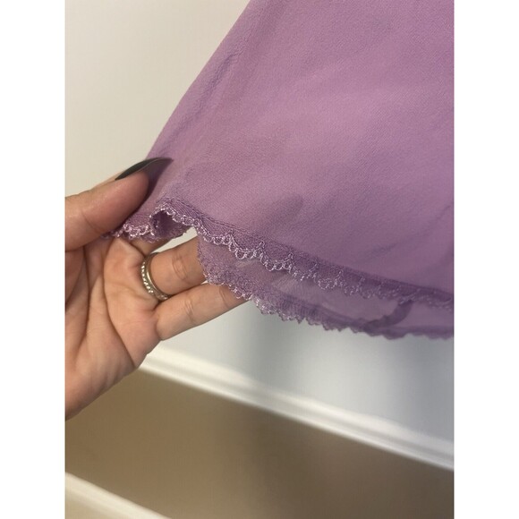 Victoria's Secret RARE y2k milkmaid 100% silk slip chemise babydoll nightie - Picture 10 of 13